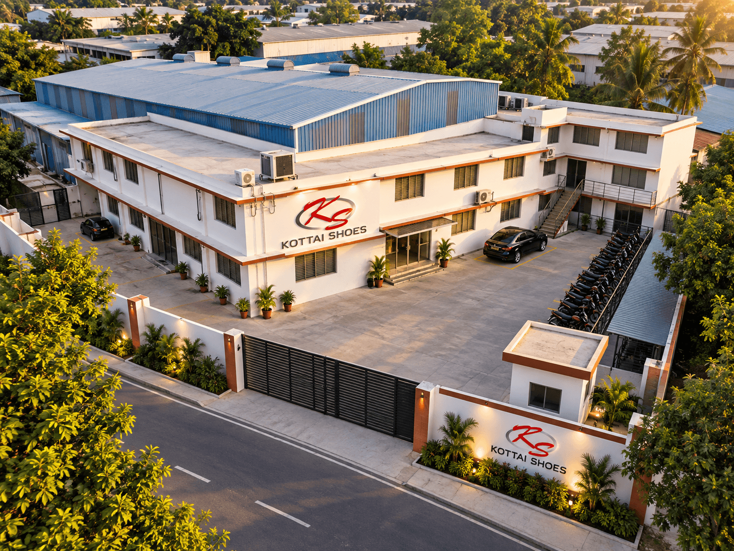 Kottai Shoes factory in Ambur